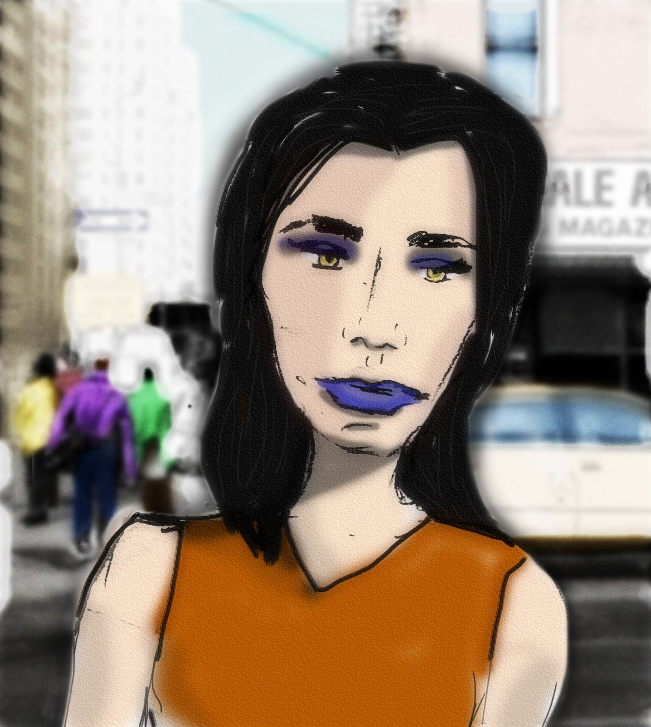 BK Larkin, New York, 1996, photo by Andy Quinn