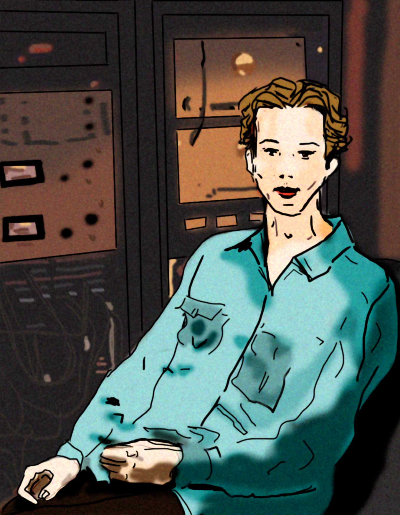 Lance Rigg at Darling Studios, LA, 1991